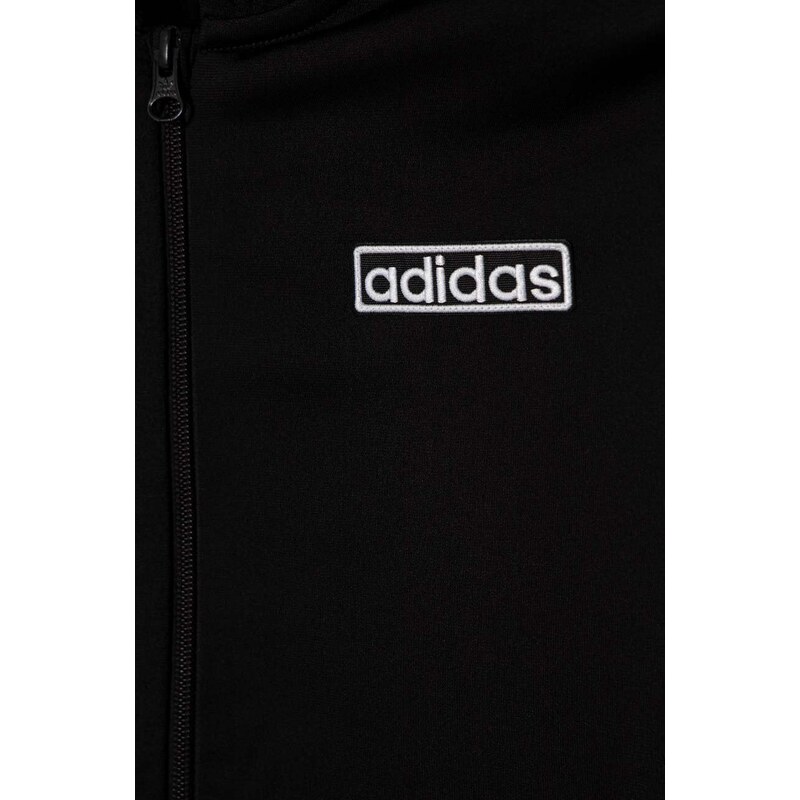Παιδική μπλούζα adidas Originals χρώμα: μαύρο, με κουκούλα