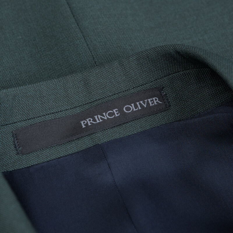 Prince Oliver Κοστούμι με Γιλέκο Three-Piece Πράσινο (Modern Fit)