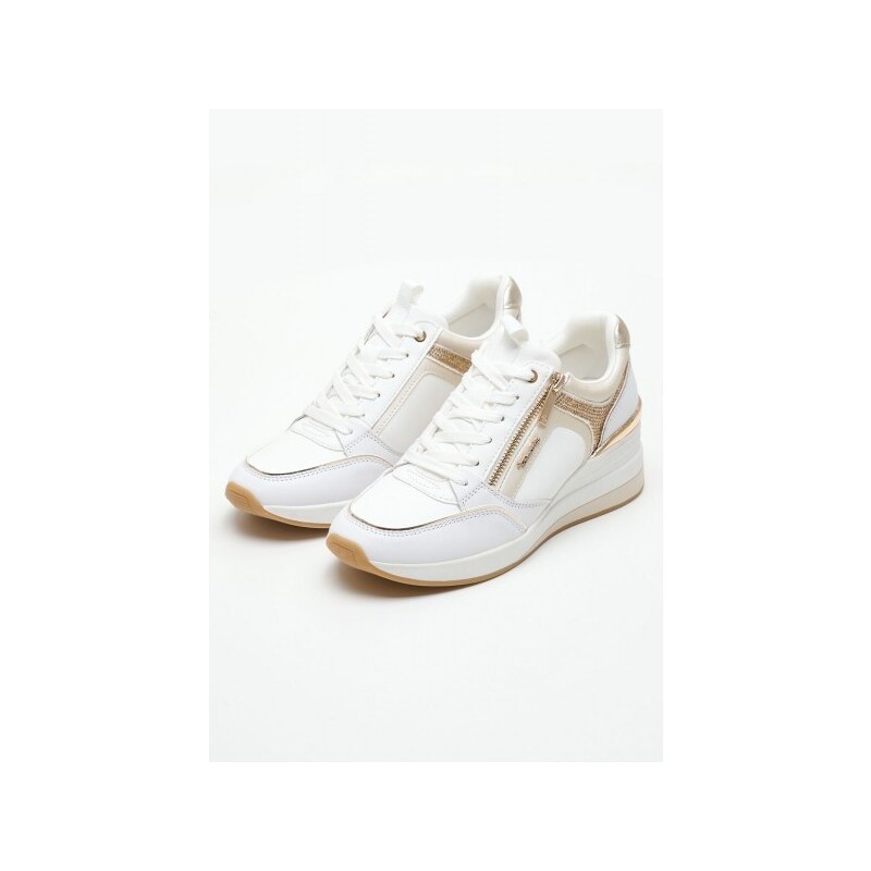 Γυναικεία Παπούτσια Casual 23703 Άσπρο Δέρμα Tamaris