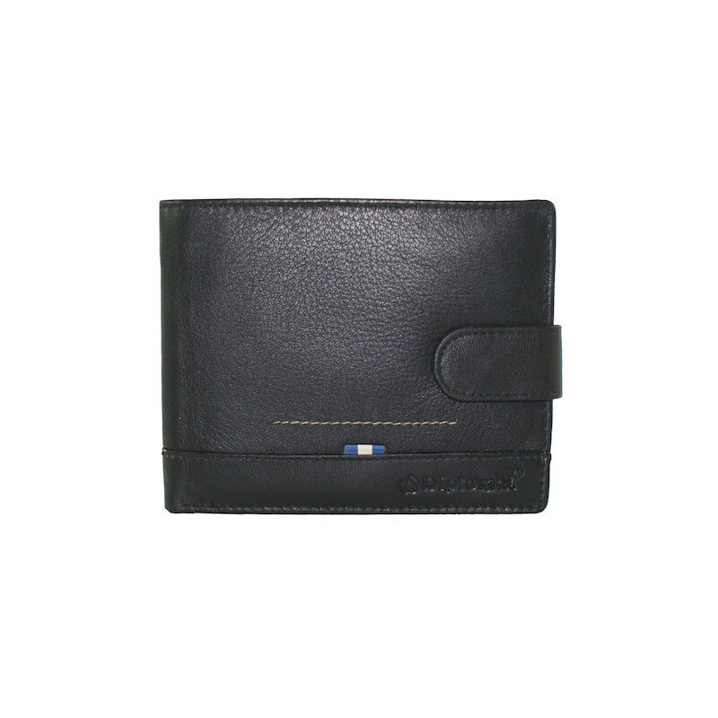 Diplomat Δερμάτινο Ανδρικό Πορτοφόλι με RFID Μαύρο MN 112 BLACK