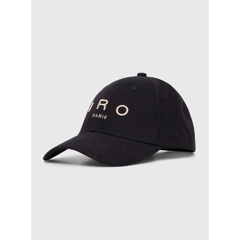 Βαμβακερό καπέλο του μπέιζμπολ IRO χρώμα: μαύρο