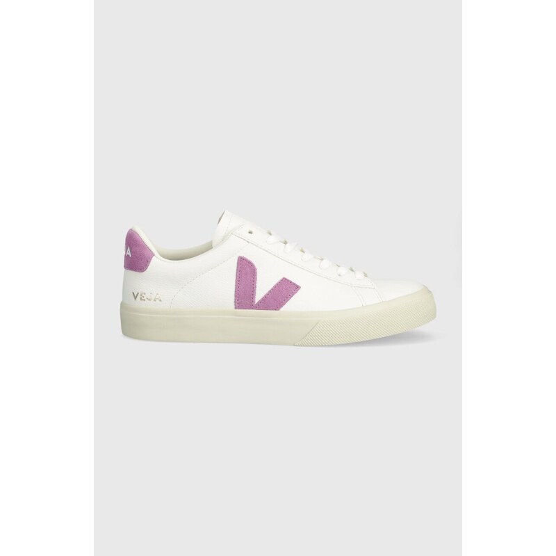 Δερμάτινα αθλητικά παπούτσια Veja Campo χρώμα: άσπρο, CP0503493