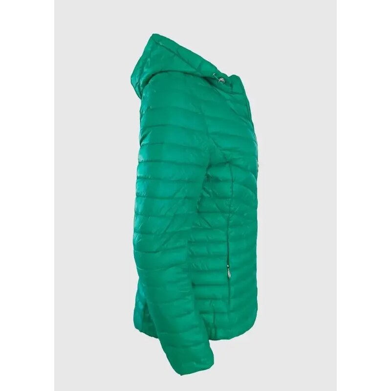 parizianista μπουφάν μεσάτο με κουκούλα & τσέπες - Πράσινο - 039014