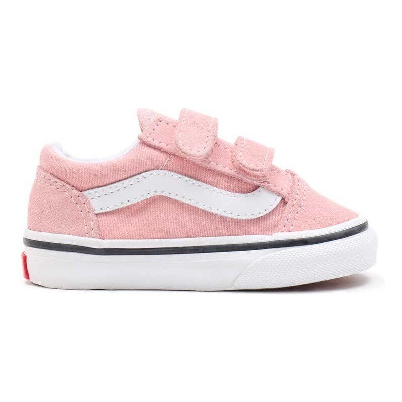 Παιδικά πάνινα παπούτσια Vans χρώμα: ροζ