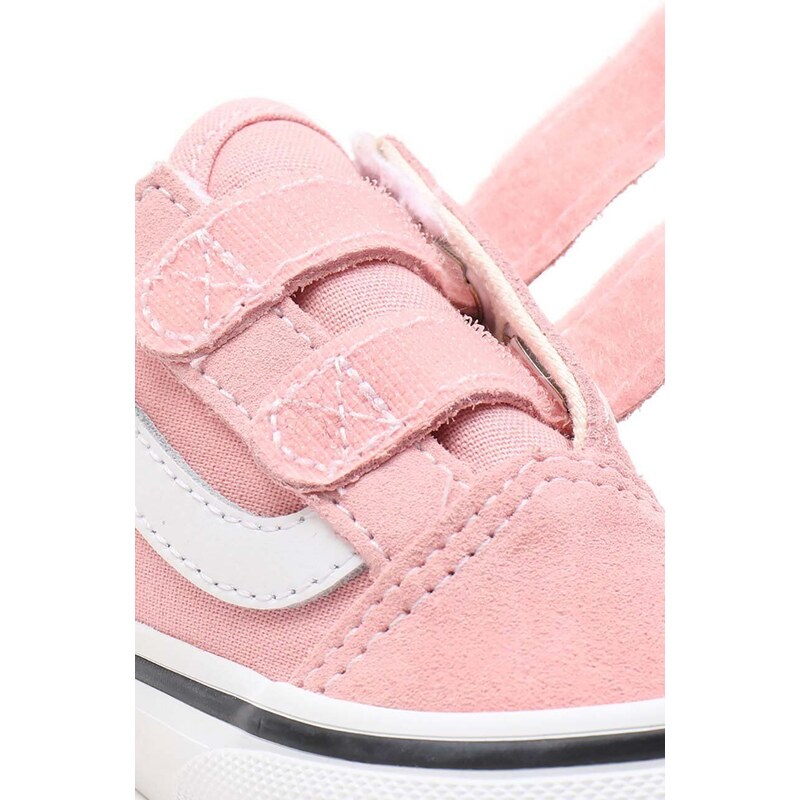 Παιδικά πάνινα παπούτσια Vans χρώμα: ροζ