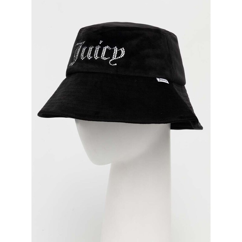 Βελούδινο καπέλο Juicy Couture χρώμα: μαύρο