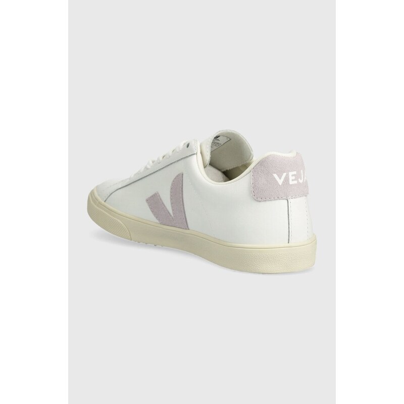 Δερμάτινα αθλητικά παπούτσια Veja Esplar Logo χρώμα: άσπρο, EO0203511