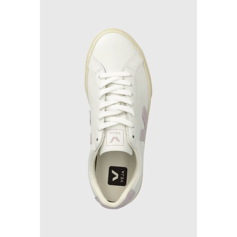 Δερμάτινα αθλητικά παπούτσια Veja Esplar Logo χρώμα: άσπρο, EO0203511