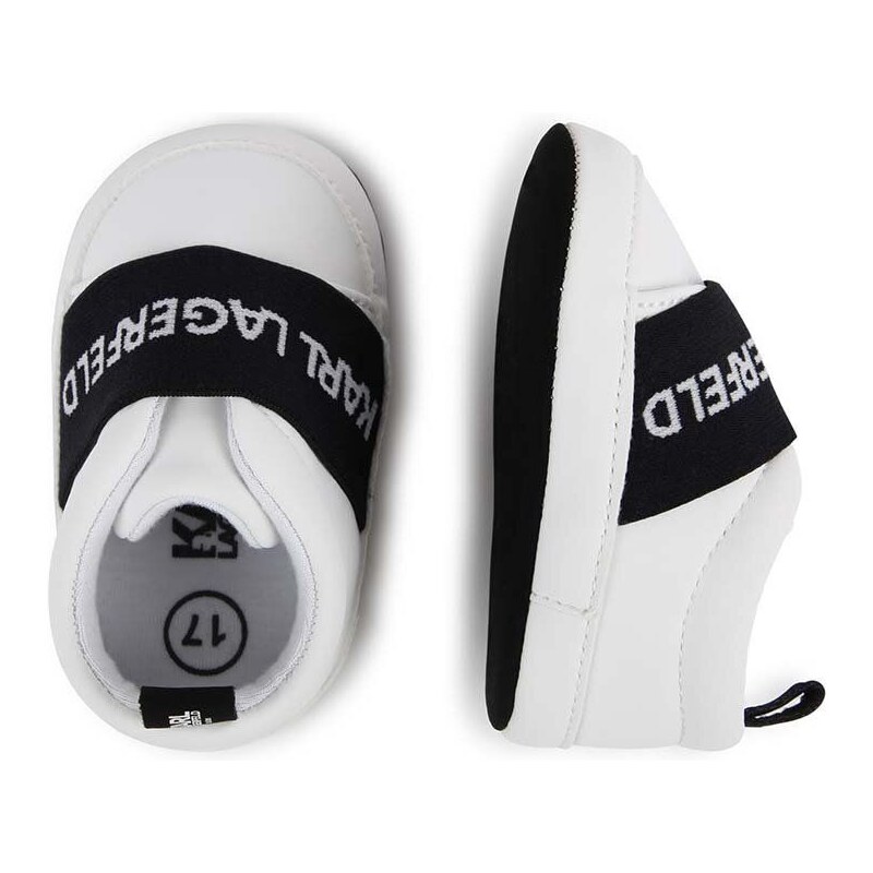 Παιδικά αθλητικά παπούτσια Karl Lagerfeld χρώμα: άσπρο