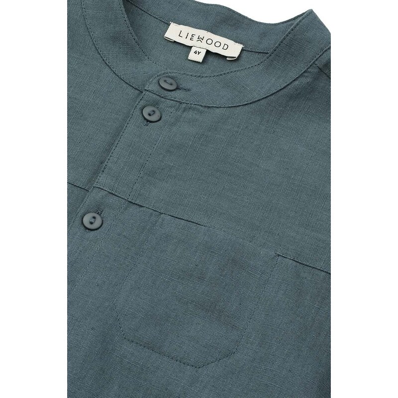 Παιδικό πουκάμισο από λινό μείγμα Liewood Flynn Linen Shirt