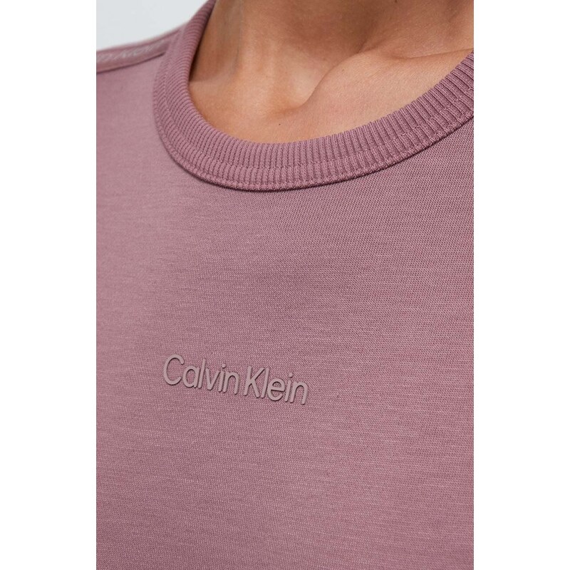 Μπλούζα Calvin Klein Performance χρώμα: ροζ