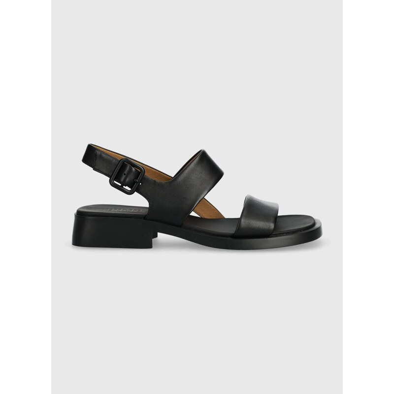 Δερμάτινα σανδάλια Camper Dana χρώμα: μαύρο, K201486.005