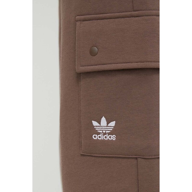 Παντελόνι φόρμας adidas Originals Cargo Jogger χρώμα: καφέ, IR5909