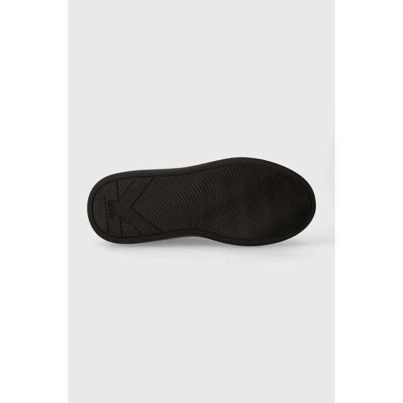 Δερμάτινα αθλητικά παπούτσια Karl Lagerfeld KAPRI KUSHION χρώμα: μαύρο, KL52634