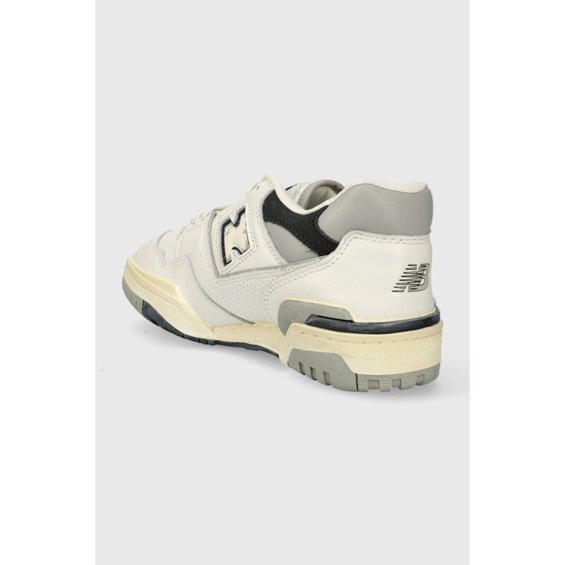 Δερμάτινα αθλητικά παπούτσια New Balance 550 χρώμα: άσπρο, BB550VGB