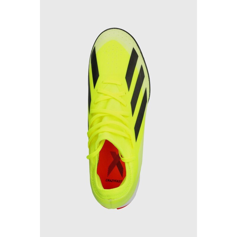 Παπούτσια ποδοσφαίρου adidas Performance turfy X Crazyfast League X Crazyfast League χρώμα: κίτρινο IF0698