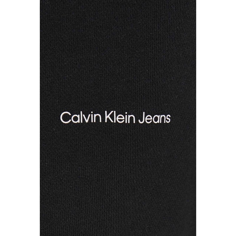 Μπλούζα Calvin Klein Jeans χρώμα: μαύρο