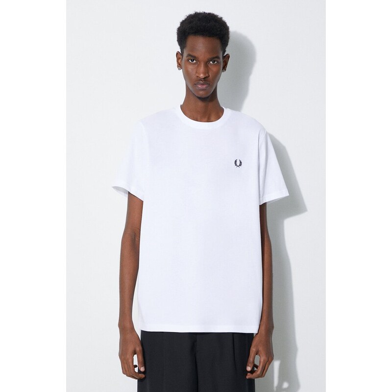 Fred Perry Rear Powder Laurel Graphic Tee (White) main image 1