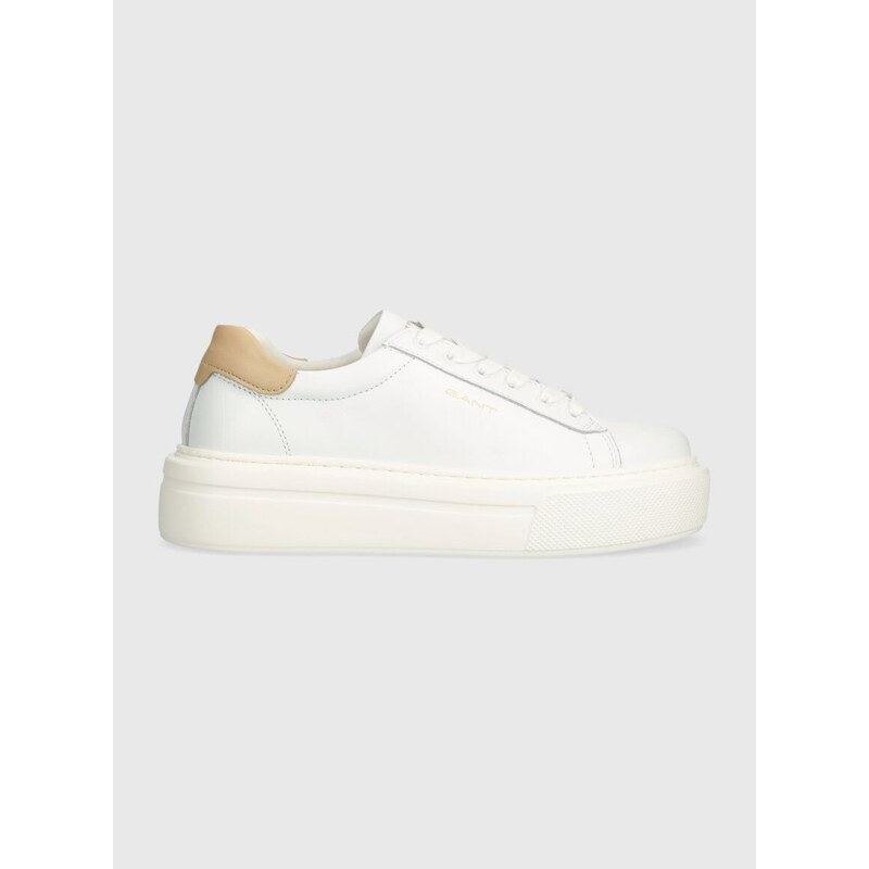 Δερμάτινα αθλητικά παπούτσια Gant Alincy χρώμα: άσπρο, 28531545.G29