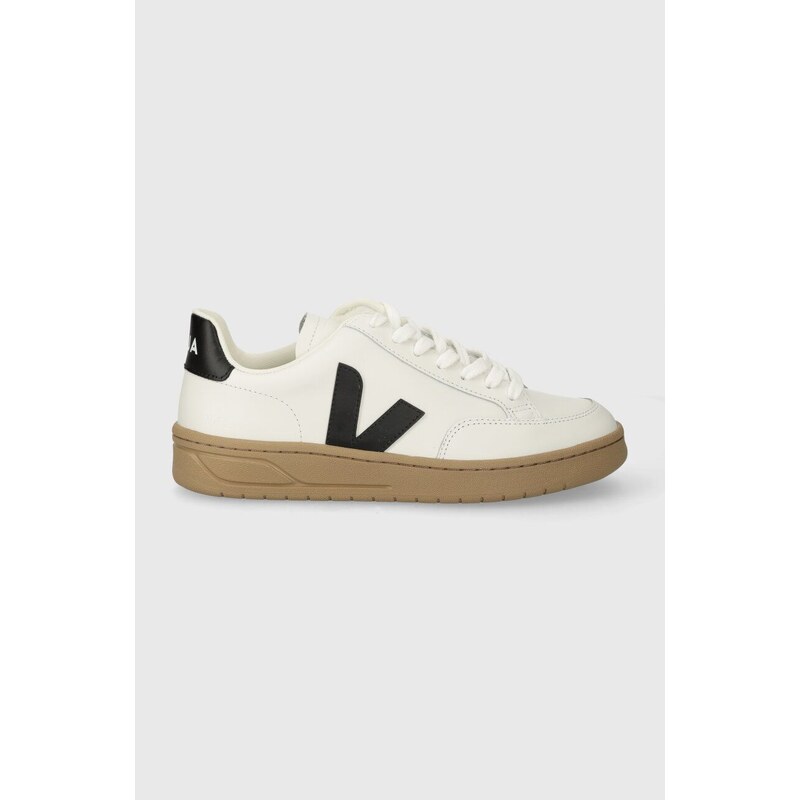 Δερμάτινα αθλητικά παπούτσια Veja V-12 χρώμα: άσπρο, XD0203640