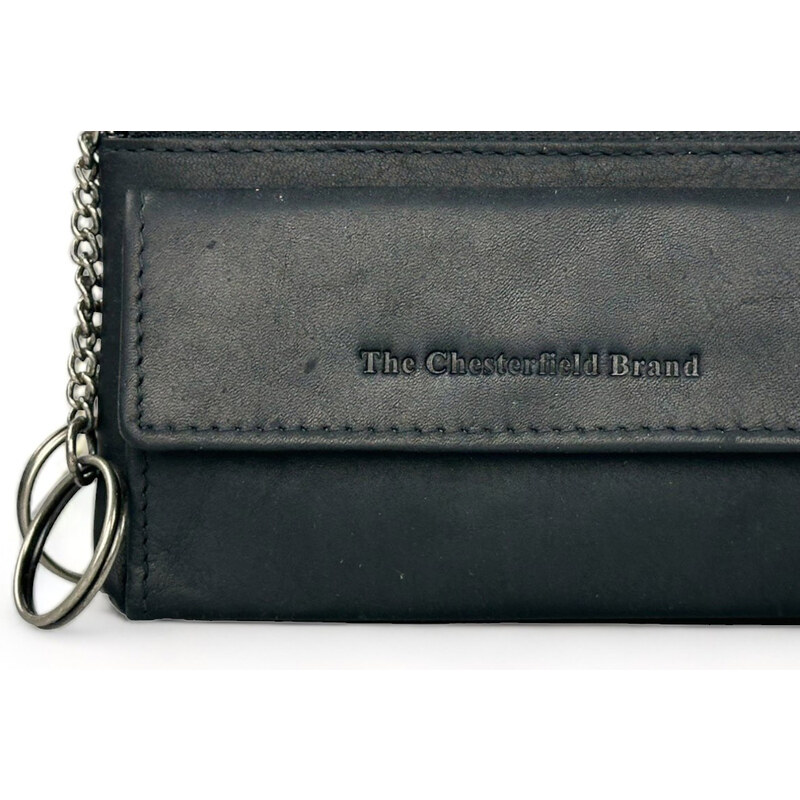 Πορτοφόλι κλειδοθηκη δέρμα Μαύρο The Chesterfield Brand C08.050900