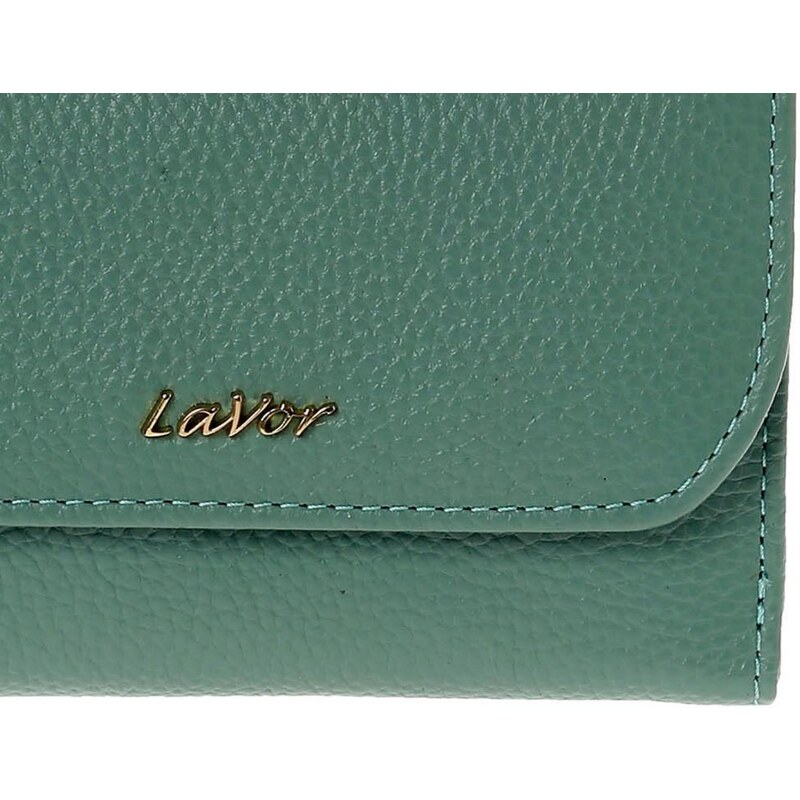 Lavor Δερμάτινο γυναικείο πορτοφόλι 1-6023-GREEN