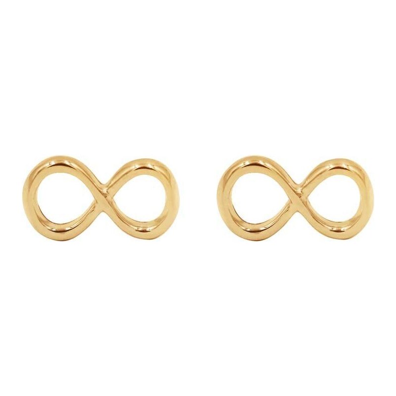 Χρυσά σκουλαρίκια Lilou Infinity