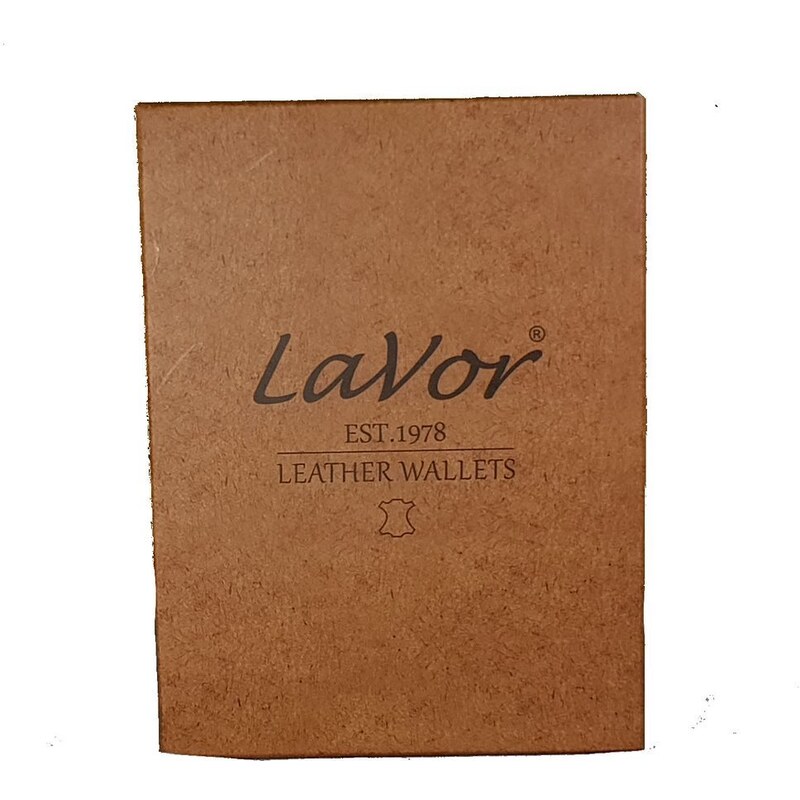 Ανδρικό Δερμάτινο Πορτοφόλι μικρό LAVOR 1-3770-cognac