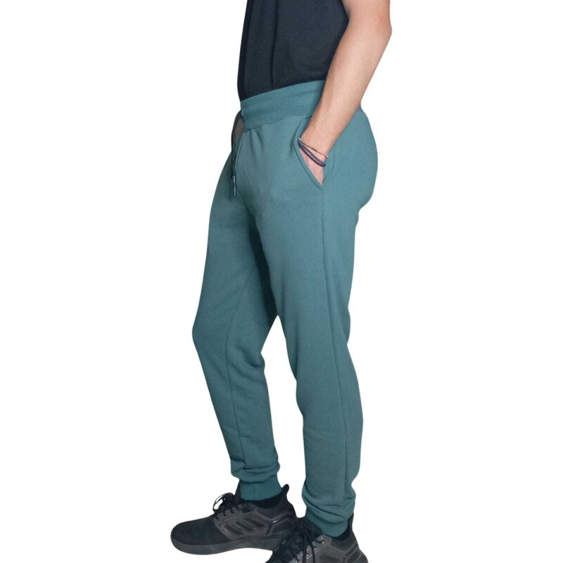 BODYMAX Ανδρική φόρμα jogger σε πετρόλ χρώμα - Small