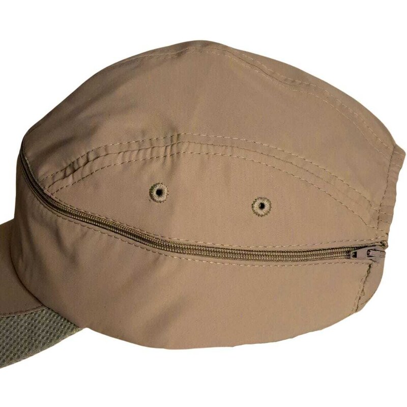 Vactive Καπέλο αδιάβροχο Jockey/γείσο σε κάμελ χρώμα