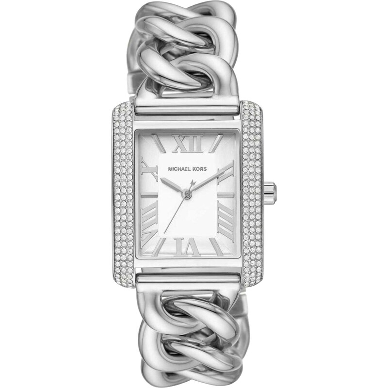 MICHAEL KORS Emery Crystals - MK7438, Silver case with Stainless Steel Bracelet