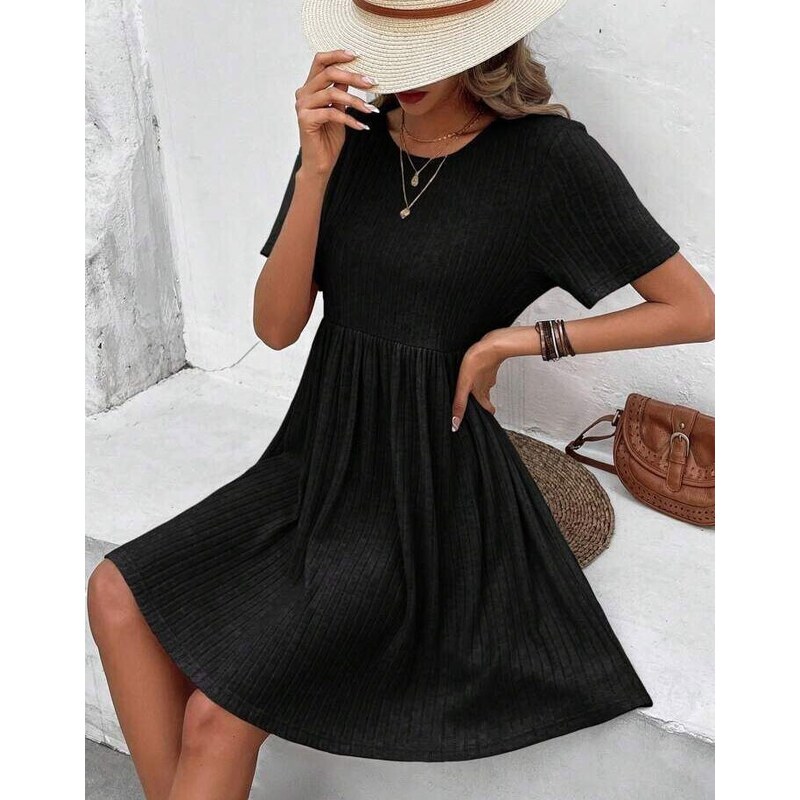 Creative Φόρεμα - κώδ. 30833 - μαύρο