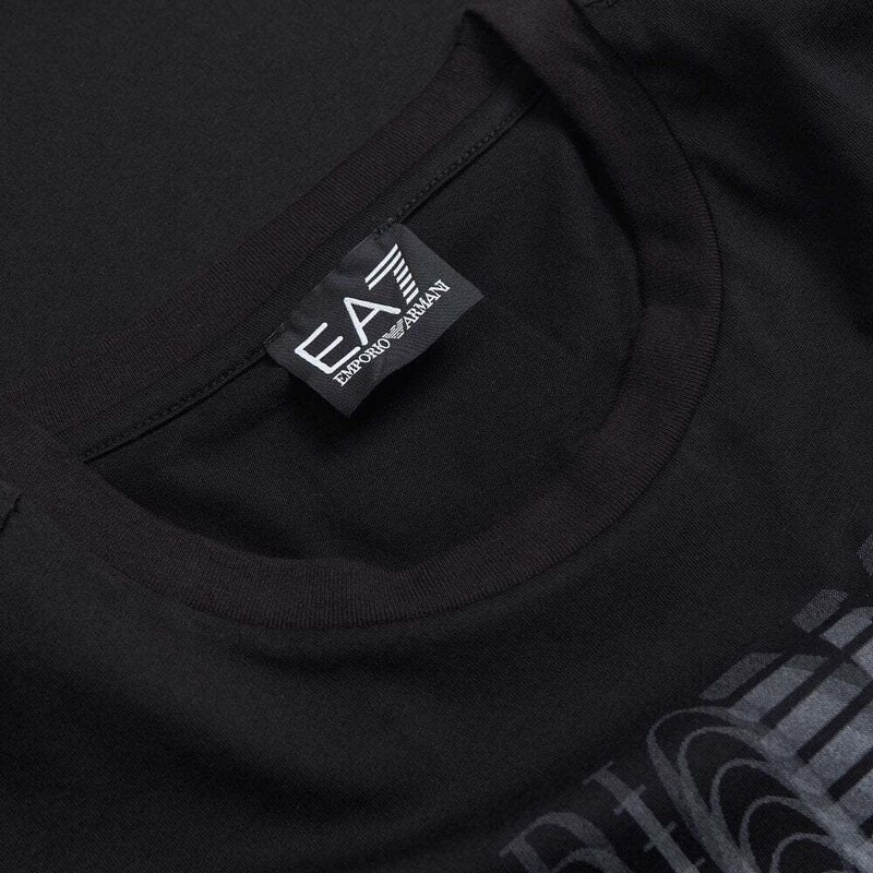 EA7 T-Shirt Graphic Στάμπα Κανονική Γραμμή