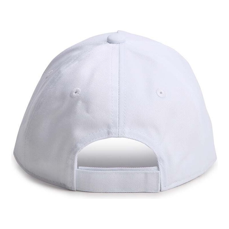 Παιδικό καπέλο μπέιζμπολ Michael Kors χρώμα: άσπρο