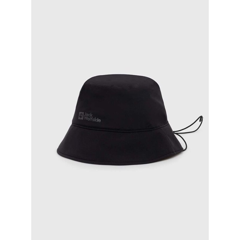 Καπέλο Jack Wolfskin Rain χρώμα: μαύρο