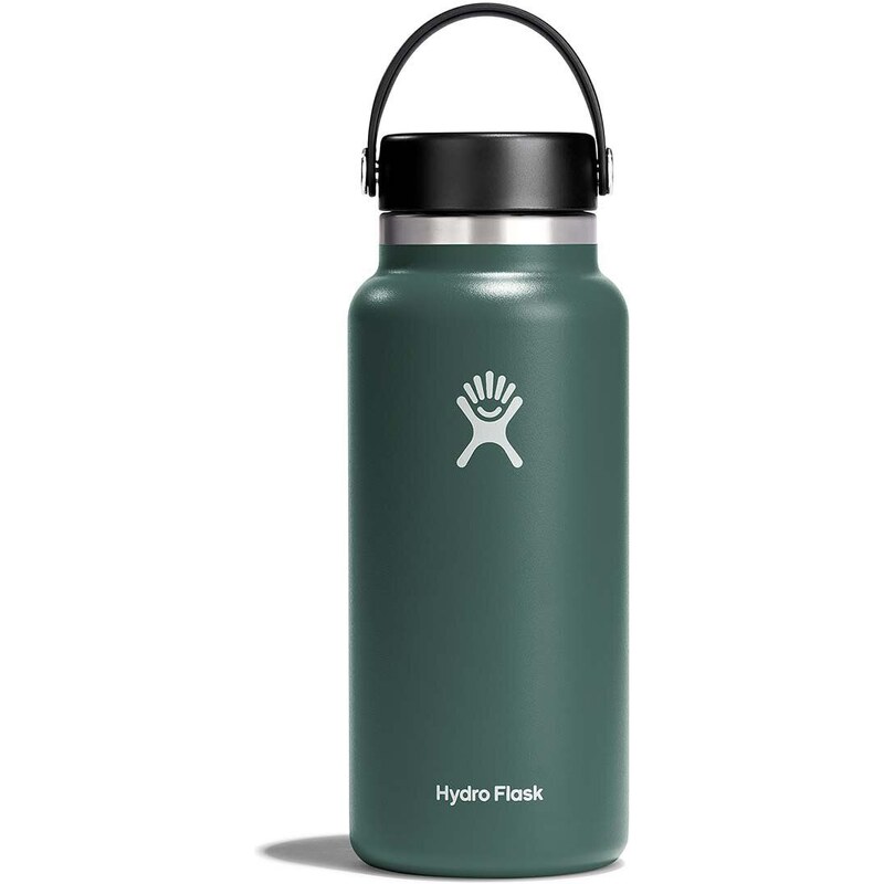 Θερμικό μπουκάλι Hydro Flask 32 Oz Wide Flex Cap Fir χρώμα: γκρι, W32BTS332