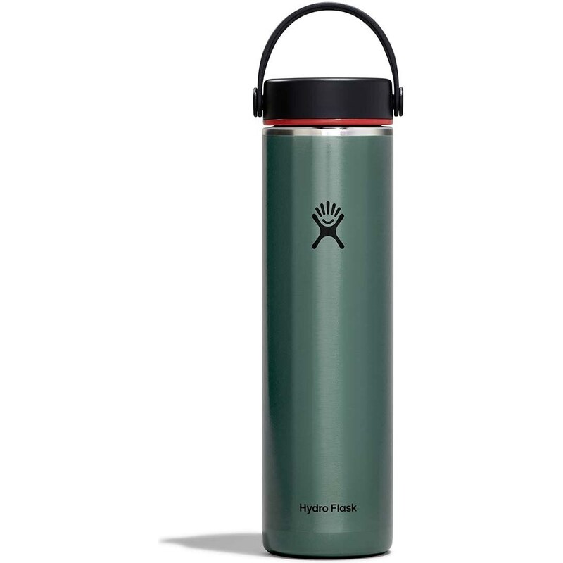Θερμικό μπουκάλι Hydro Flask 24 Oz Lightweight Wide Flex Cap B Serpentine χρώμα: πράσινο, LW24LWB091