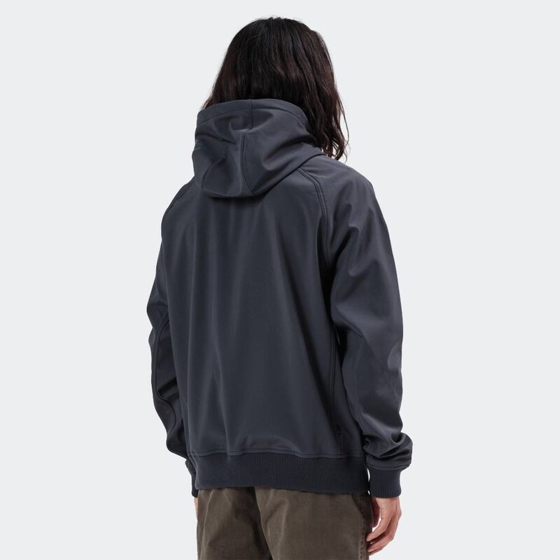 Emerson Soft Shell Ribbed Jacket with Hood WATERPROOF D.GREY