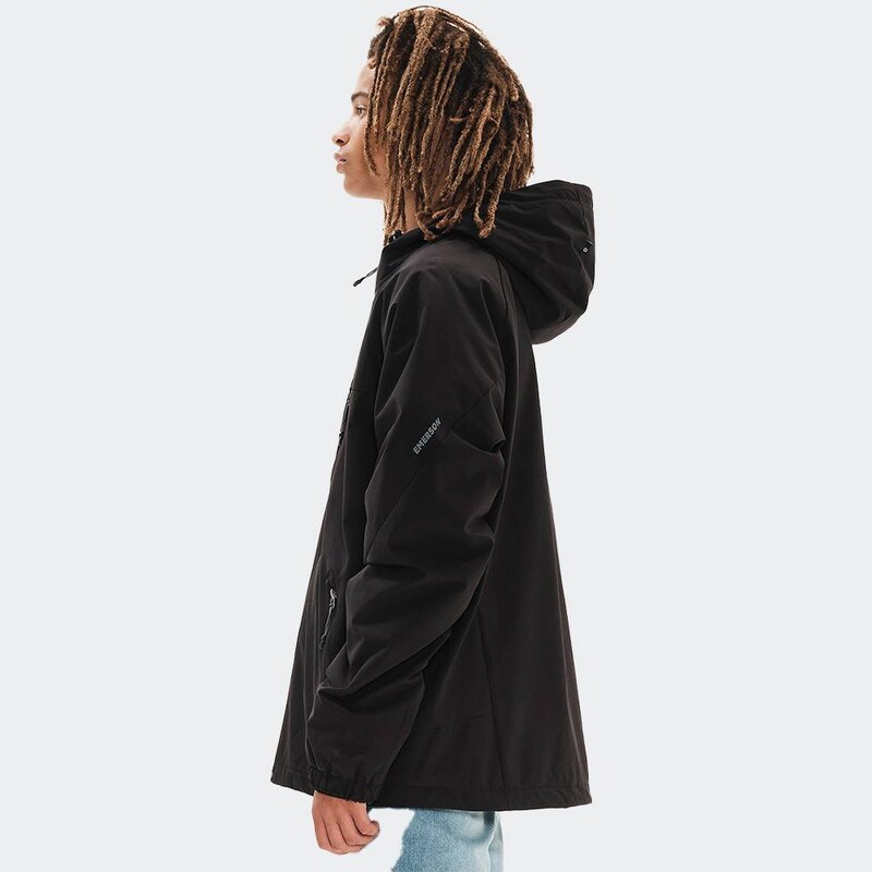 Emerson Jacket with Hood BLACK
