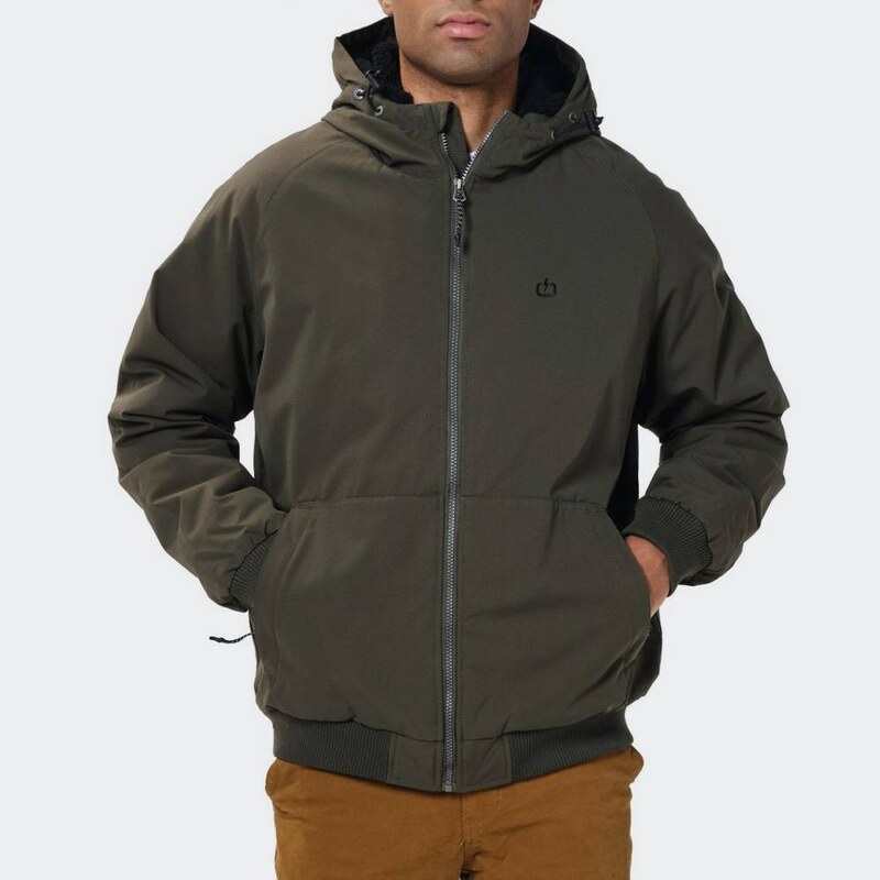 EMERSON Men's Ribbed Jacket with Sherpa Lining