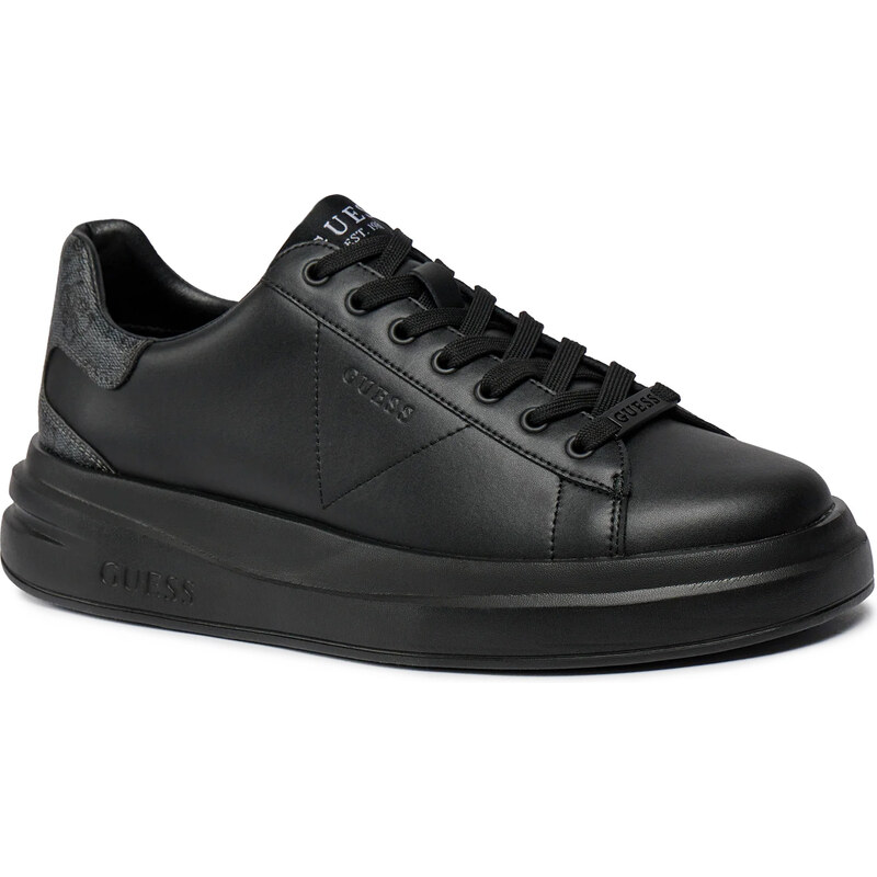 Guess Elba Ανδρικά Sneakers Μαύρα (FMPVIBLEA12 BLACK)