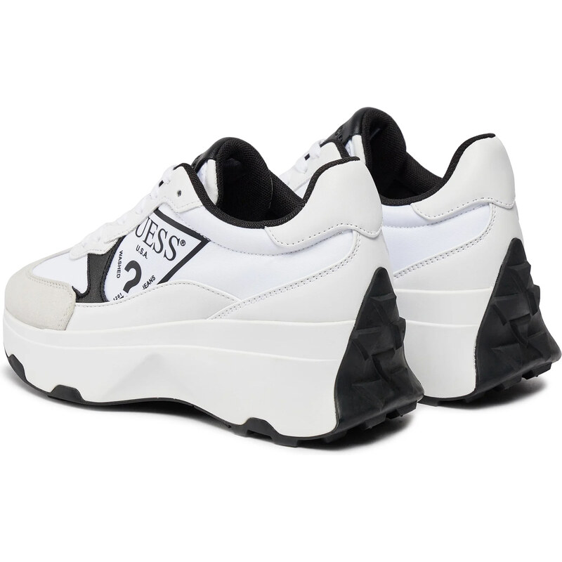 Guess Calebb4 White Γυναικεία Sneakers Λευκά (FLPCB4FAB12 WHIBL)