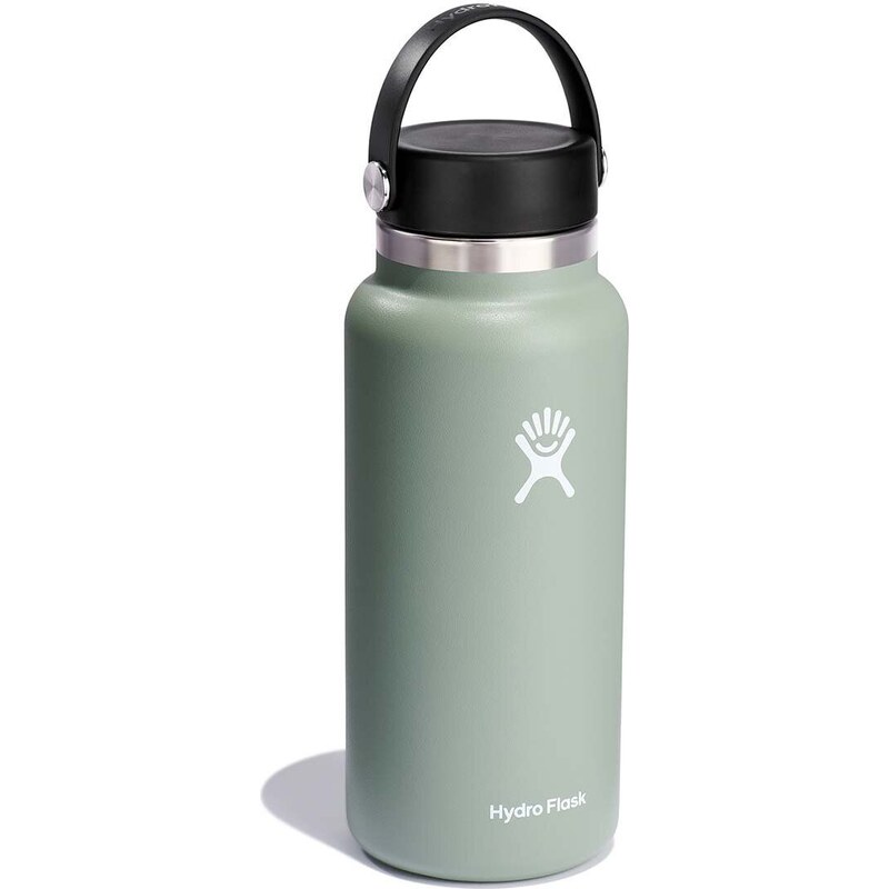Θερμικό μπουκάλι Hydro Flask 32 Oz Wide Flex Cap Agave χρώμα: πράσινο, W32BTS374