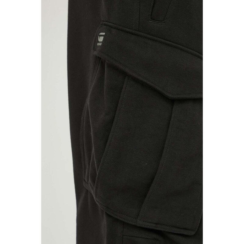 Παντελόνι φόρμας G-Star Raw χρώμα: μαύρο