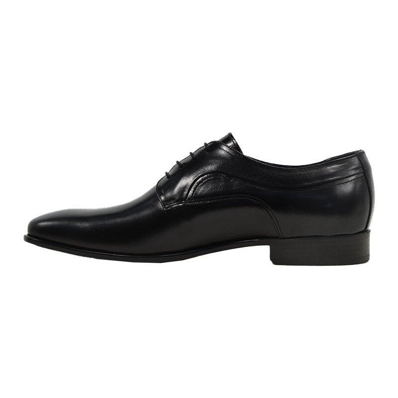 Ανδρικά παπούτσια Damiani 2301 μαύρο δέρμα
