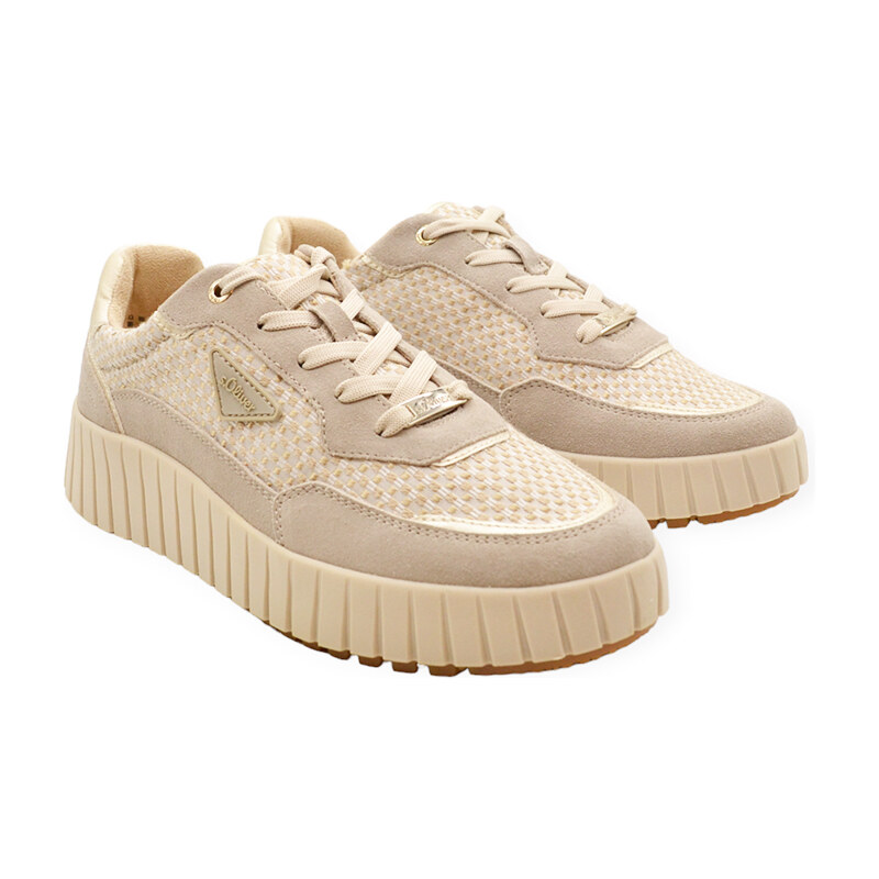 S.OLIVER SNEAKER 5-23624-42 345 LIGHT TAUPE