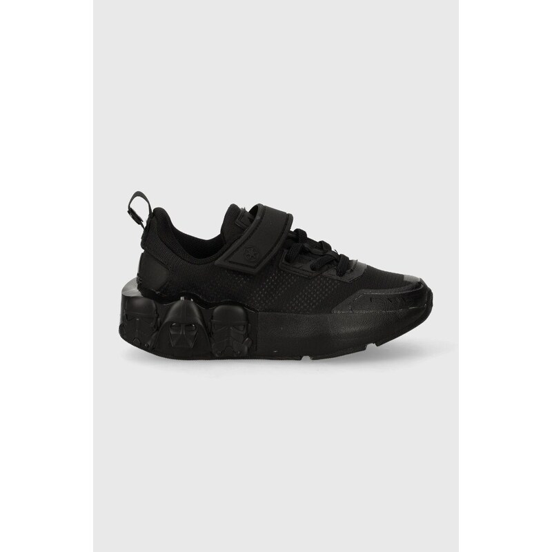 Παιδικά αθλητικά παπούτσια adidas STAR WARS Runner EL K χρώμα: μαύρο