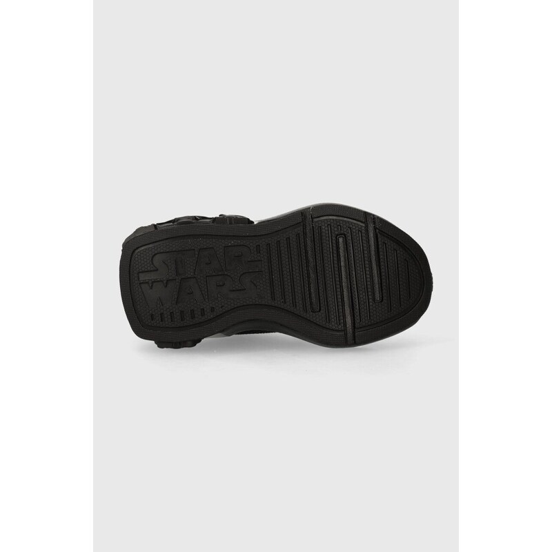 Παιδικά αθλητικά παπούτσια adidas STAR WARS Runner EL K χρώμα: μαύρο