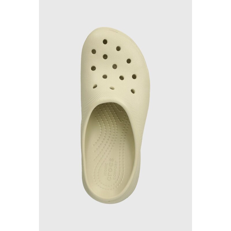 Παντόφλες Crocs Siren Clog χρώμα: μπεζ, 208547