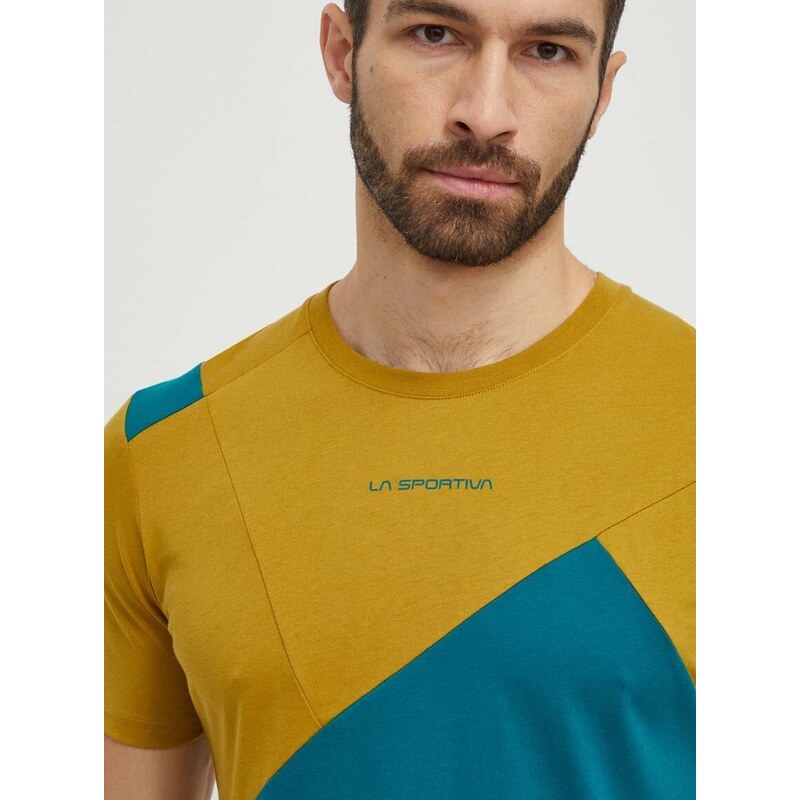 Μπλουζάκι LA Sportiva Dude χρώμα: πράσινο, F24733732